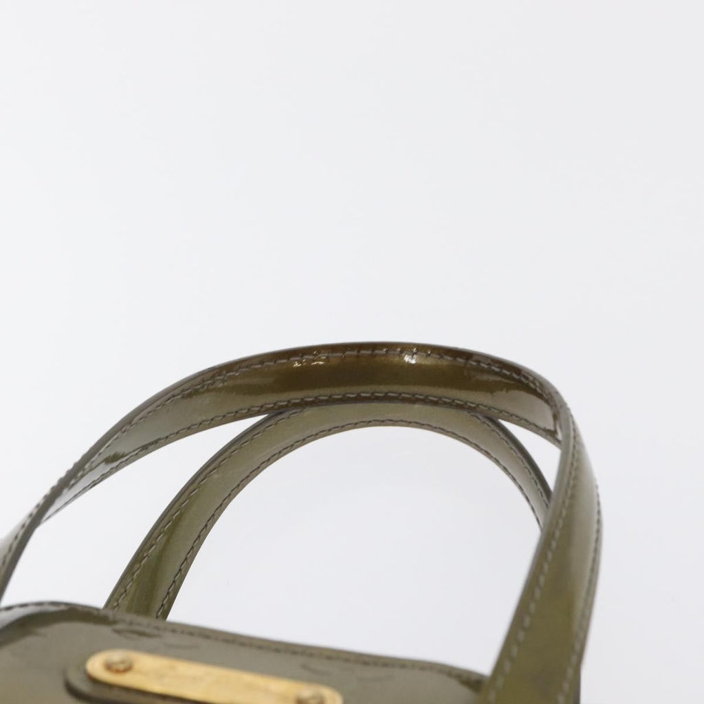 Louis Vuitton Wilshire Handbag Monogram Vernis Gray Patent_Leather Tote Bag Bag (Pre-Owned)
