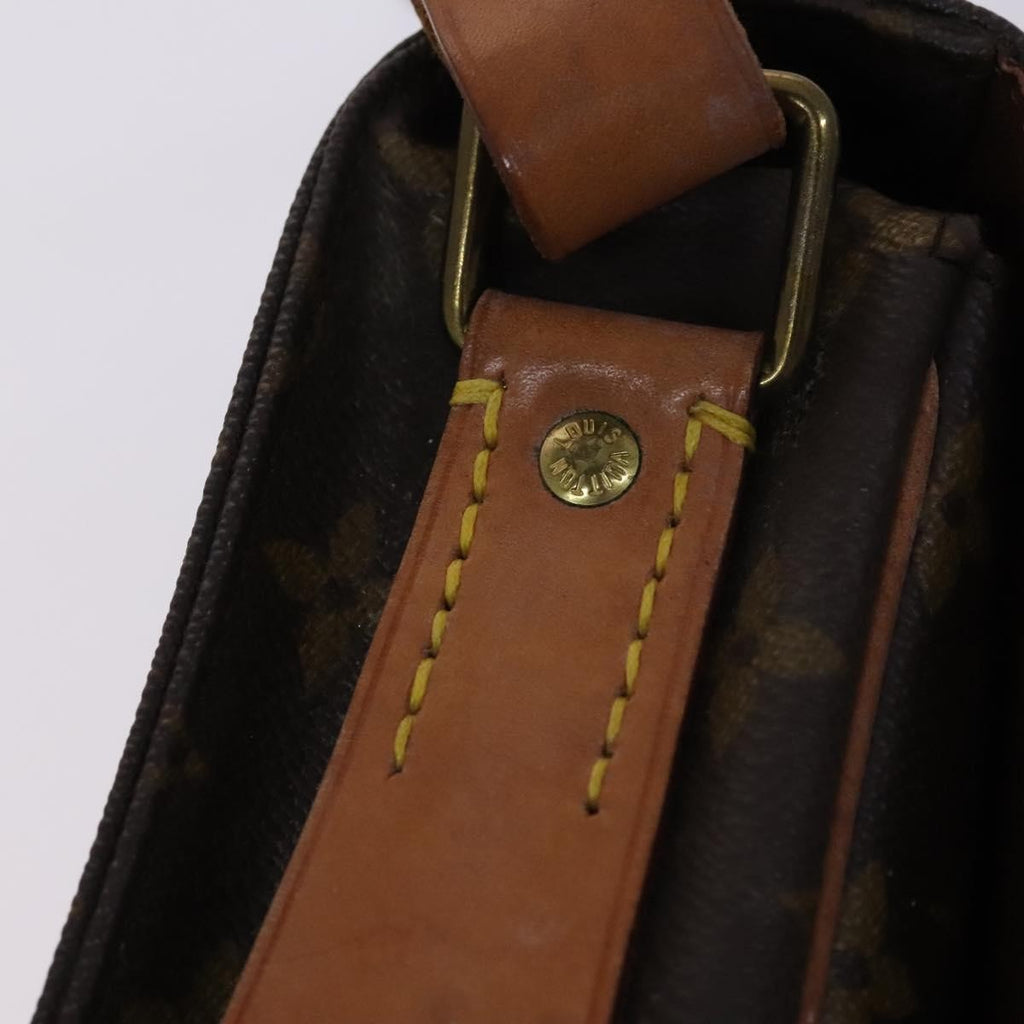 Louis Vuitton Cartouchiere Handbag Monogram Canvas Brown Canvas Shoulder Bag Bag (Pre-Owned)
