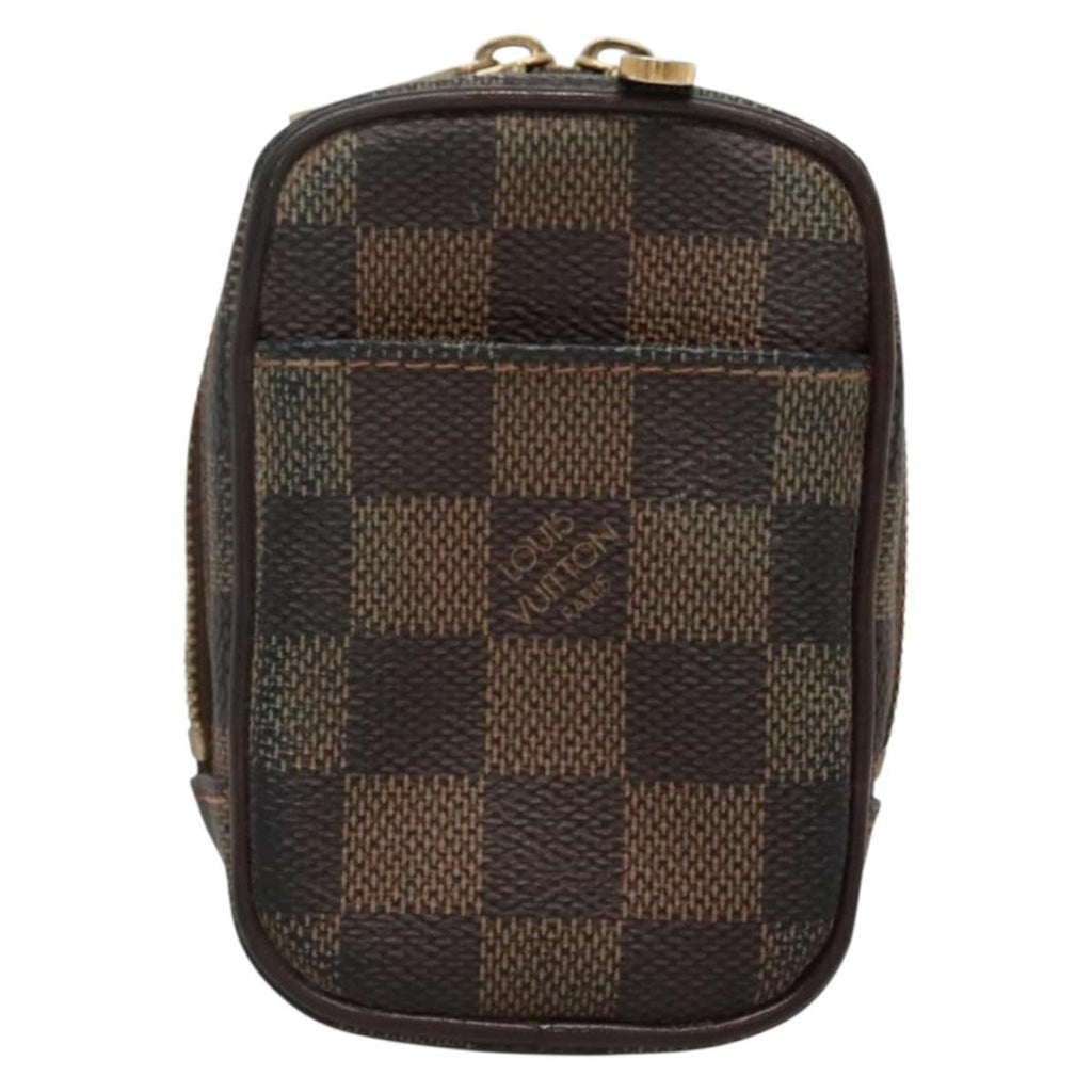 Louis Vuitton Etui Okapi Camera Case Damier Brown Canvas Bag (Pre-Owned)