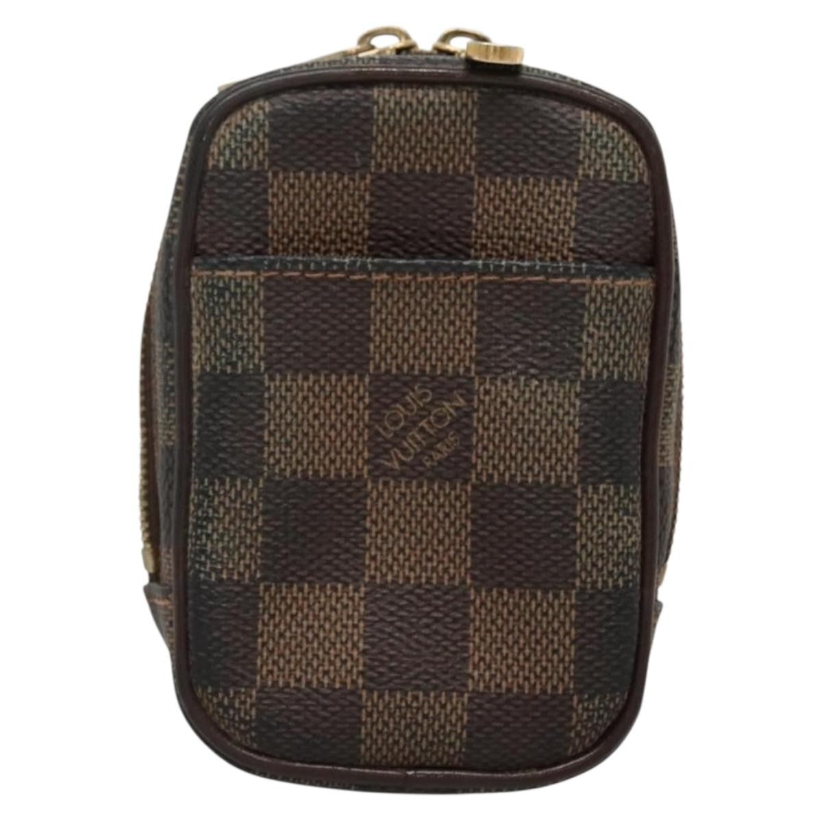 Louis Vuitton Etui Okapi Camera Case Damier Brown Canvas Bag (Pre-Owned)