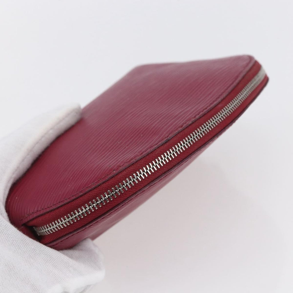 Louis Vuitton Cosmetic Pouch Epi Leather Burgundy Leather Clutche & Pouche Bag (Pre-Owned)