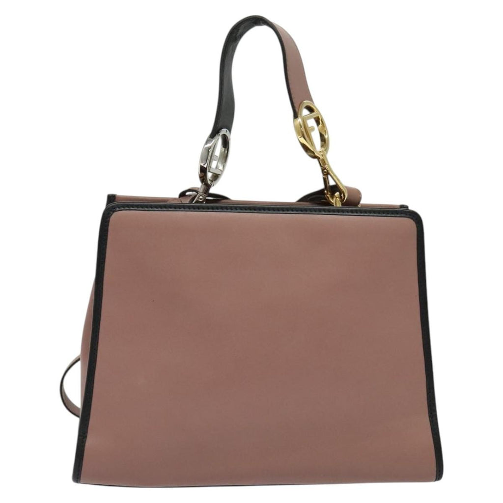 Fendi Runaway Bag Leather Pink Leather Bag (Pre-Owned)