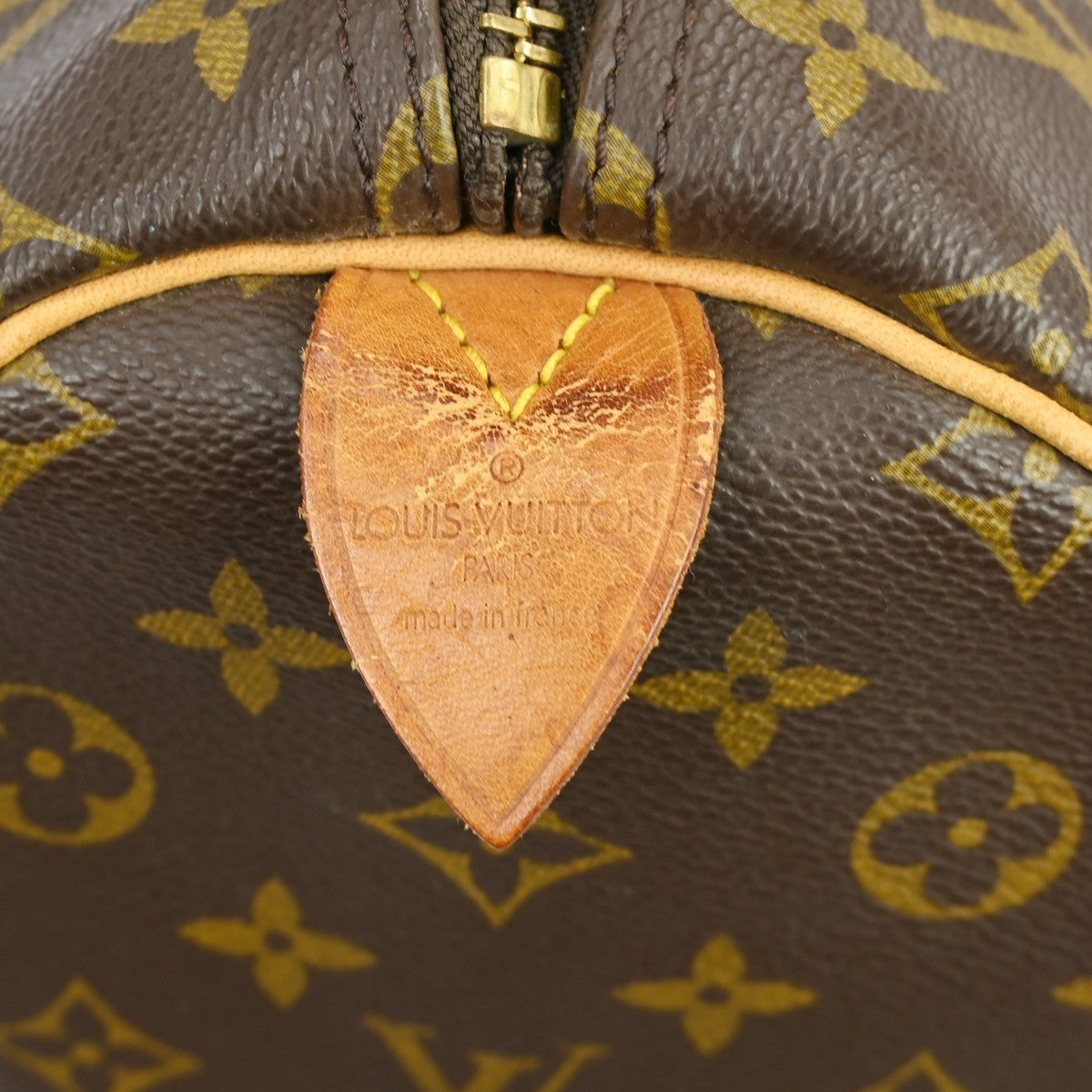 Louis Vuitton Keepall Bag Monogram Canvas Brown Canvas Travel Bag Bag (Pre-Owned)
