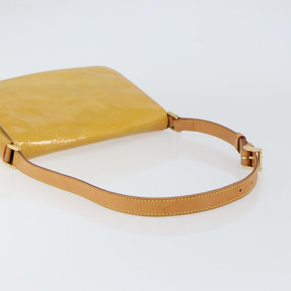 Louis Vuitton Thompson Street Handbag Monogram Vernis Beige Patent_Leather Shoulder Bag Bag (Pre-Owned)