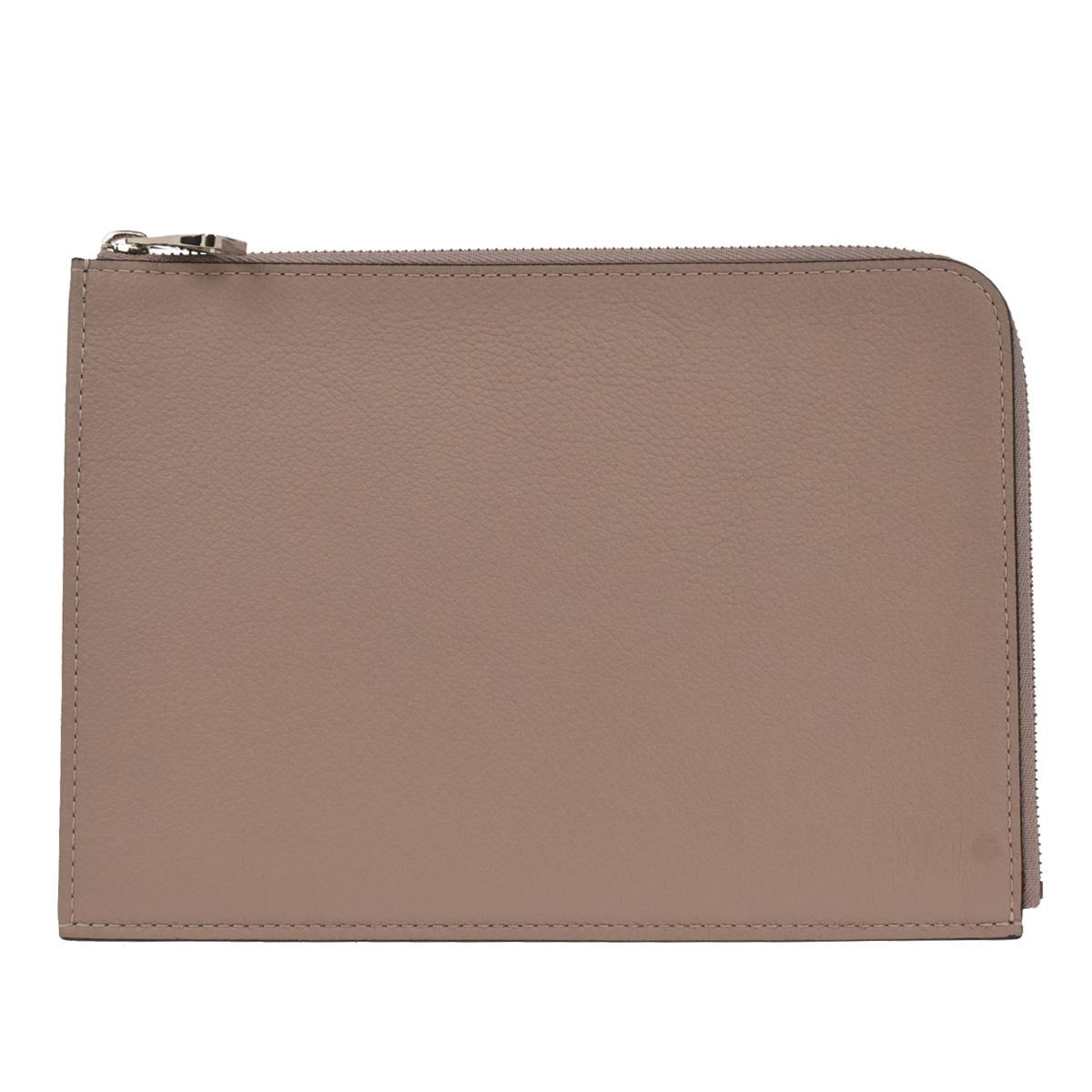 Louis Vuitton Pochette Jour Leather Gray Leather Clutche & Pouche Bag (Pre-Owned)