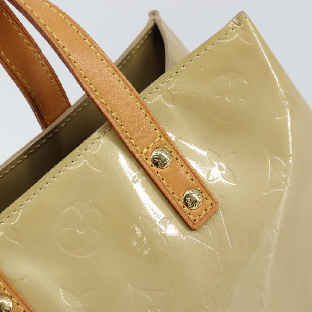 Louis Vuitton Reade Handbag Monogram Vernis Beige Patent_Leather Handbag (Pre-Owned)