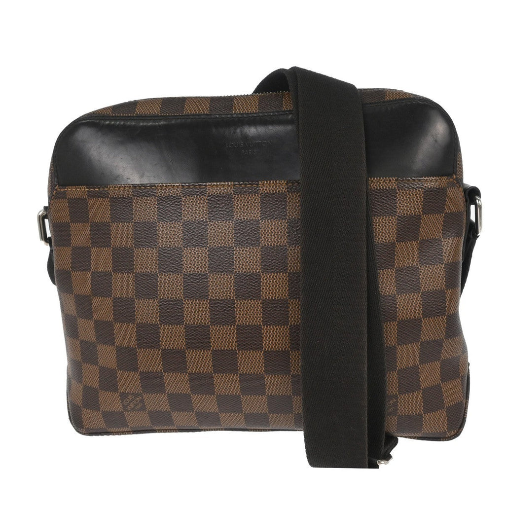 Louis Vuitton Jake Messenger Bag Damier Brown Canvas Shoulder Bag Bag (Pre-Owned)