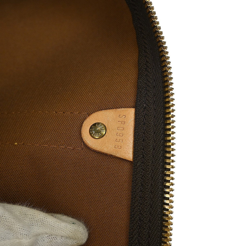 Louis Vuitton Keepall Bag Monogram Canvas Brown Canvas Travel Bag Bag (Pre-Owned)