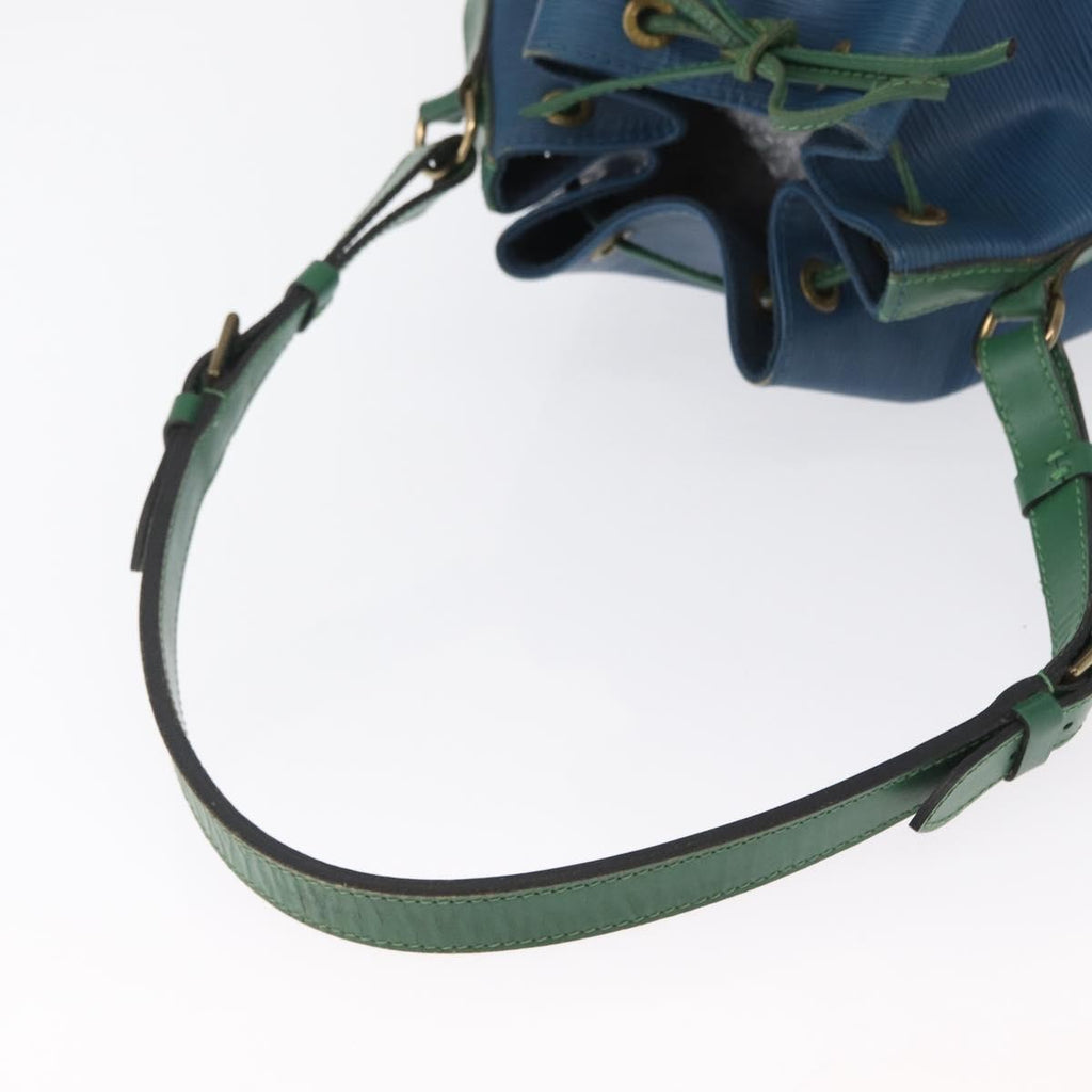 Louis Vuitton Bicolor Noe Handbag Epi Leather Blue Leather Shoulder Bag Bag (Pre-Owned)