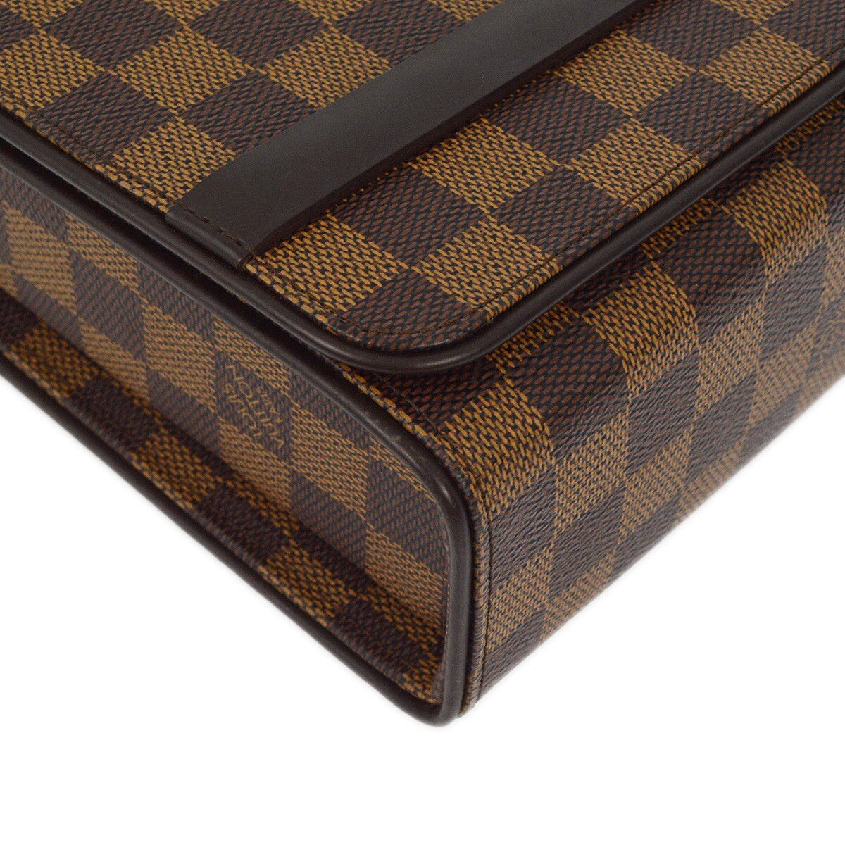 Louis Vuitton Tribeca Handbag Damier Brown Canvas Handbag (Pre-Owned)