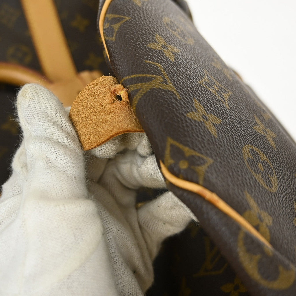 Louis Vuitton Keepall Bag Monogram Canvas Brown Canvas Travel Bag Bag (Pre-Owned)