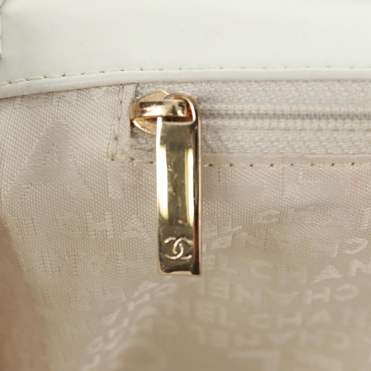 Chanel Chocolate Bar Mademoiselle Shoulder Bag Quilted Lambskin Black Leather Shoulder Bag Bag (Pre-Owned)