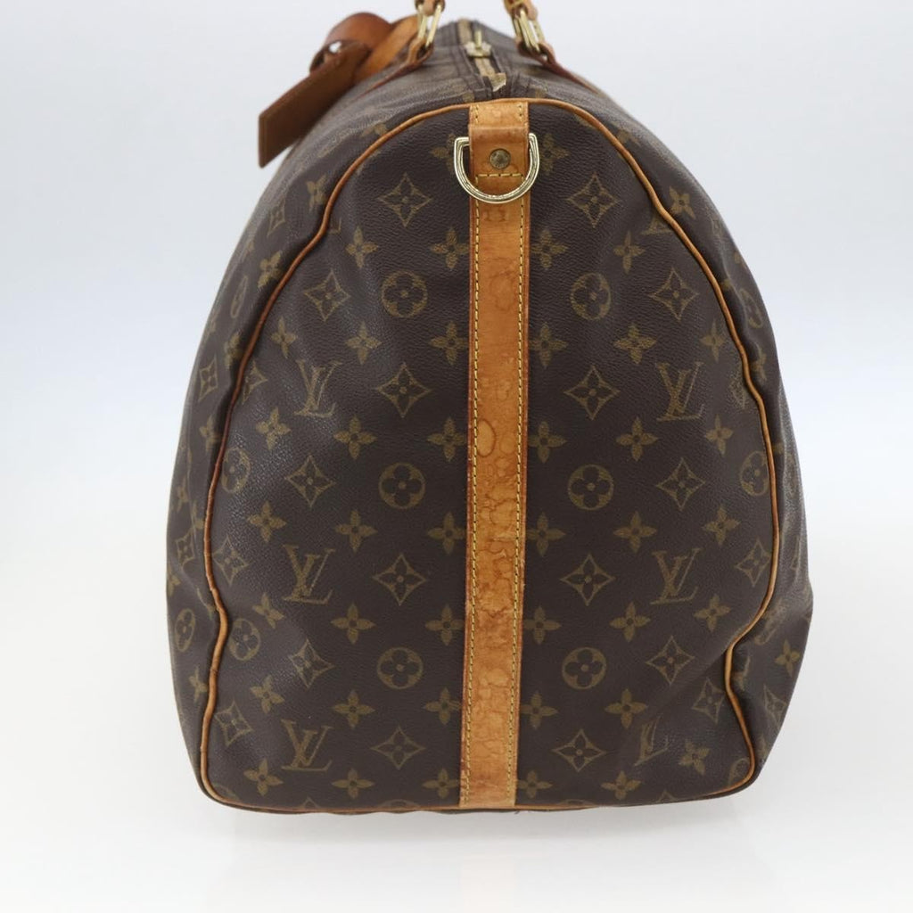Louis Vuitton Keepall Bag Monogram Canvas Brown Canvas Travel Bag Bag (Pre-Owned)