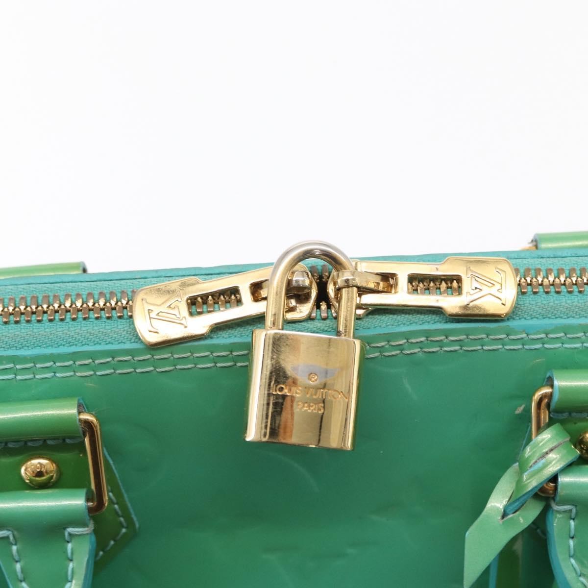Louis Vuitton Alma Handbag Patent Leather Blue Patent_Leather Handbag (Pre-Owned)