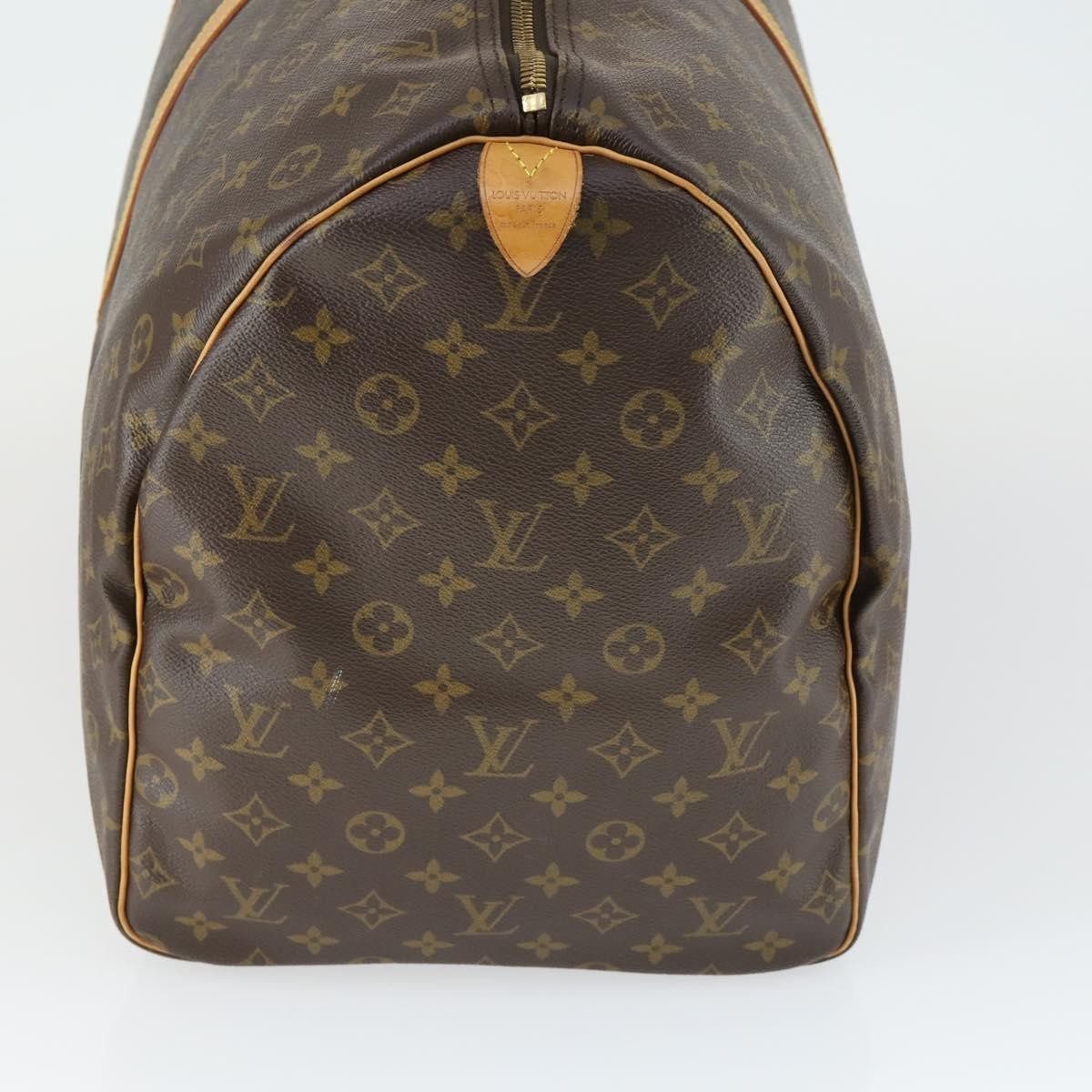 Louis Vuitton Keepall Bag Monogram Canvas Brown Canvas Travel Bag Bag (Pre-Owned)