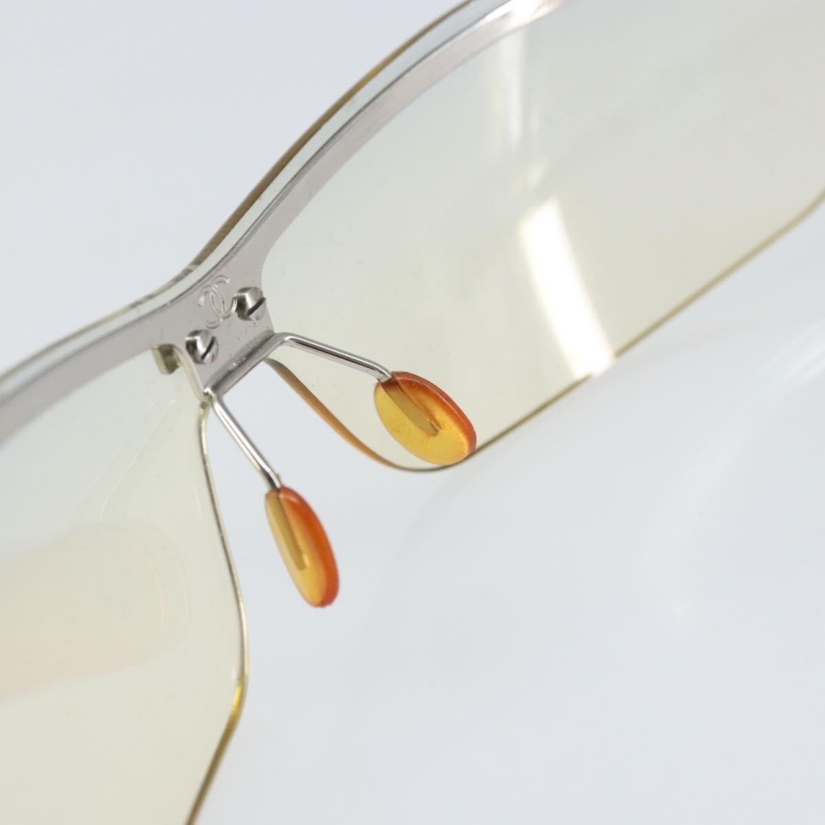 Chanel Logo Cc Sunglasses Metal Silver Metal Sunglasse Accessory (Pre-Owned)