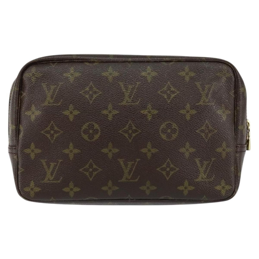 Louis Vuitton Trousse Toiletry Pouch Monogram Canvas Brown Canvas Toiletry Case Accessory (Pre-Owned)