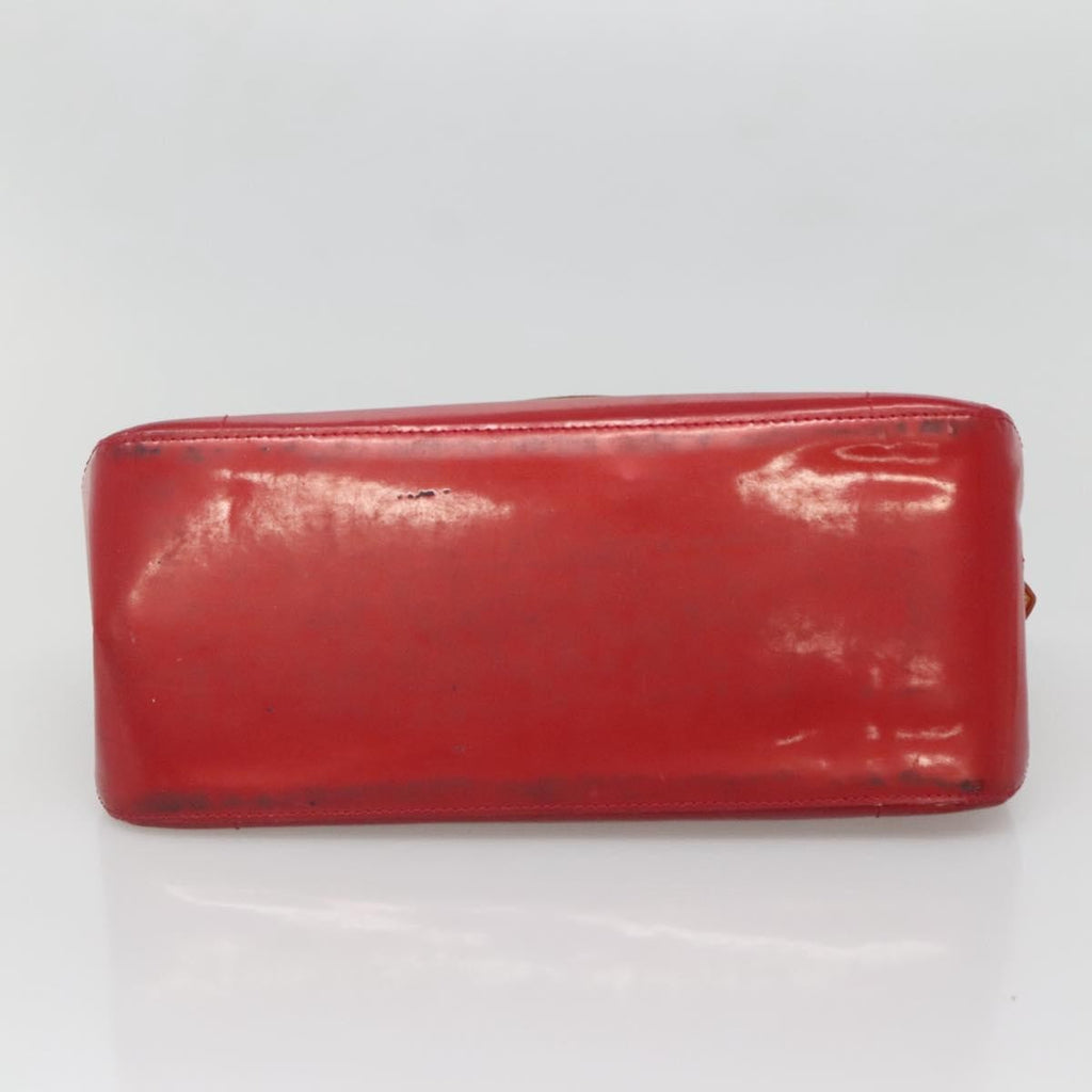 Louis Vuitton Rosewood Avenue Handbag Monogram Vernis Red Patent_Leather Handbag (Pre-Owned)