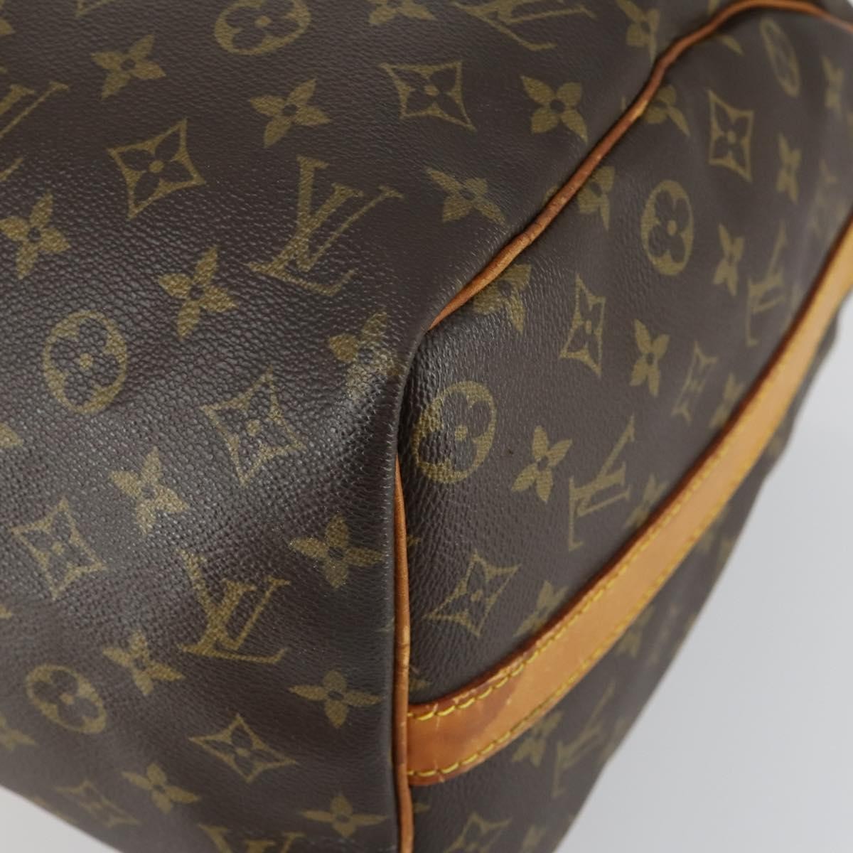 Louis Vuitton Keepall Bandouliere Bag Monogram Canvas Brown Canvas Travel Bag Bag (Pre-Owned)