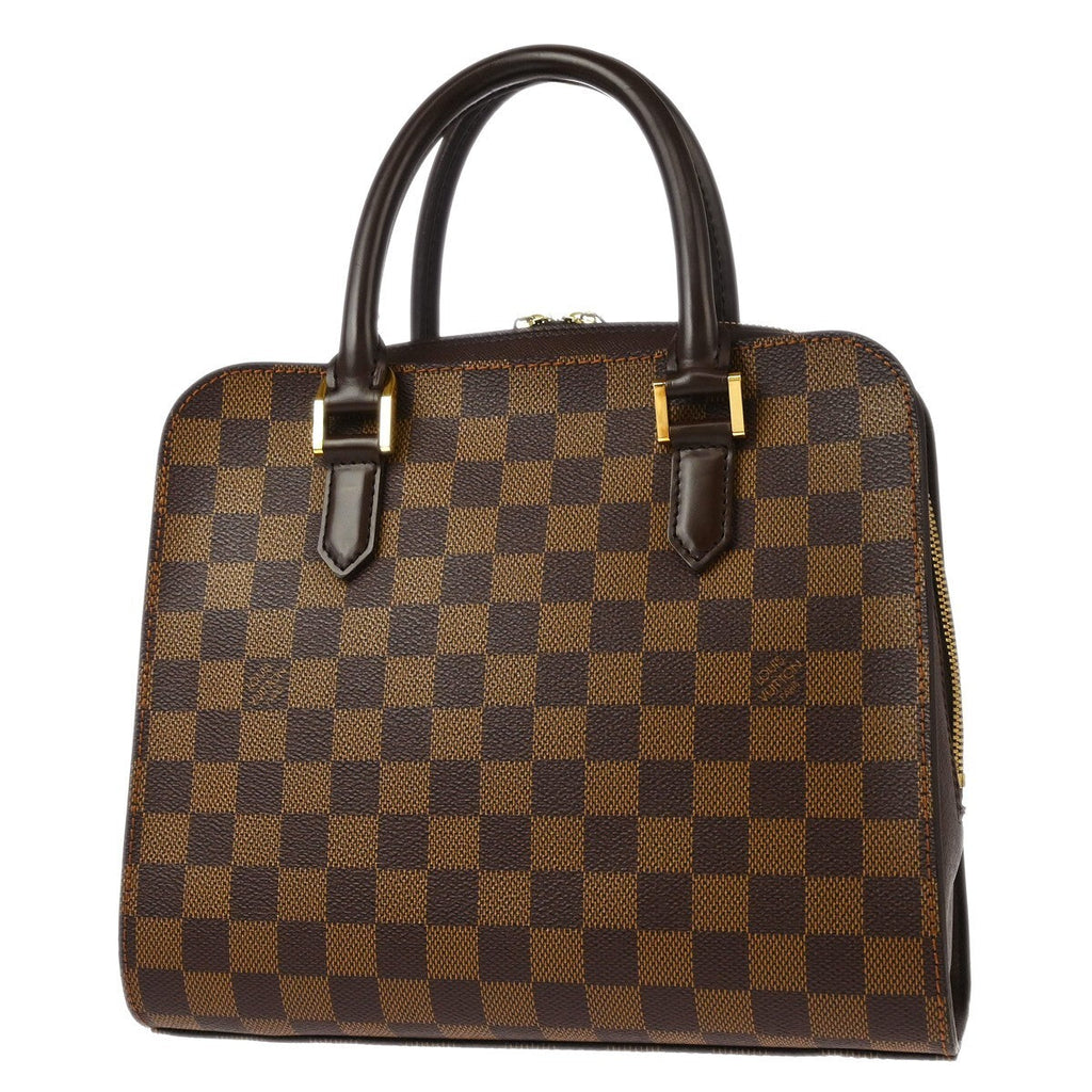 Louis Vuitton Triana Bag Damier Brown Canvas Handbag (Pre-Owned)