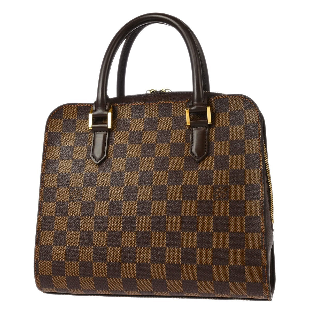 Louis Vuitton Triana Bag Damier Brown Canvas Handbag (Pre-Owned)