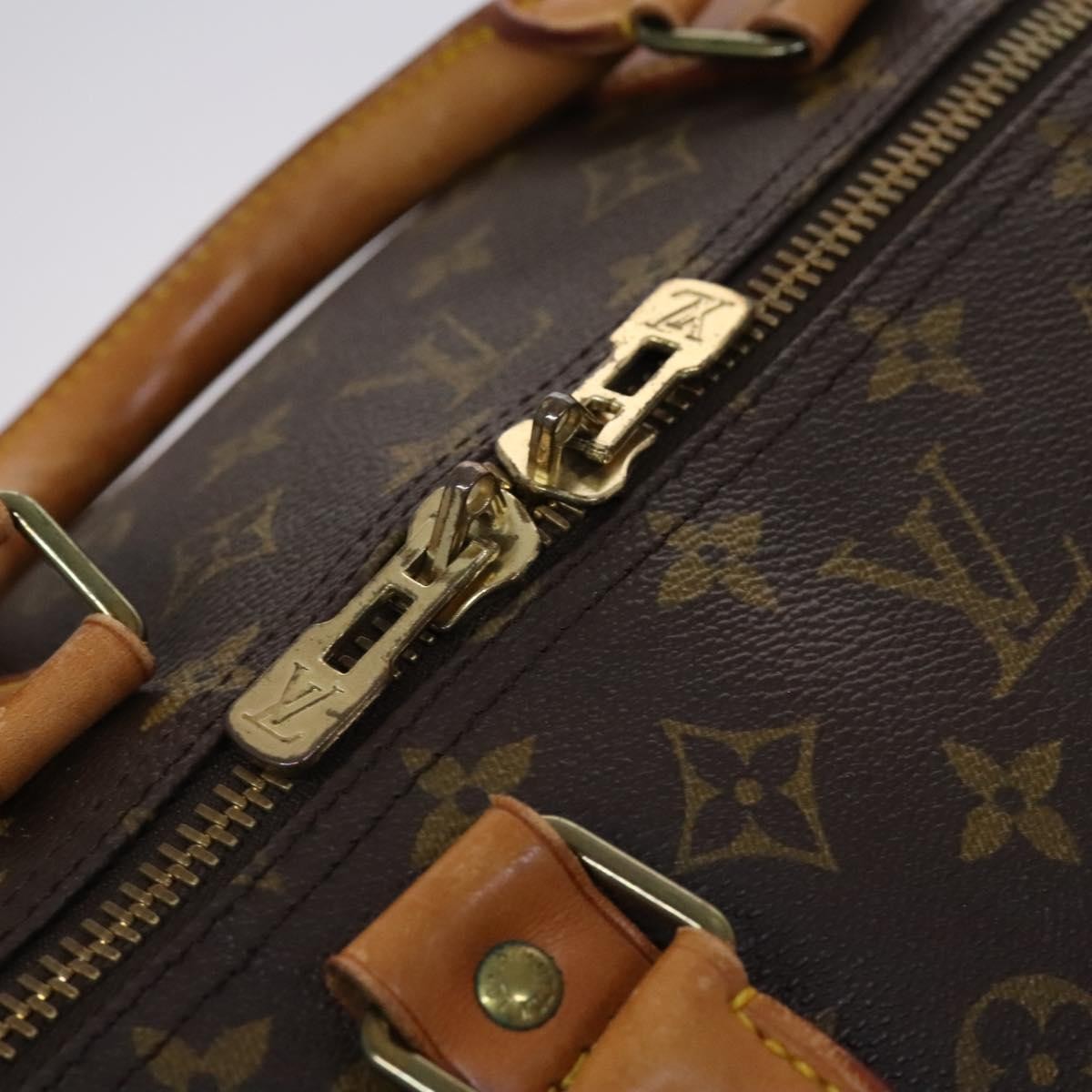 Louis Vuitton Keepall Bag Monogram Canvas Brown Canvas Travel Bag Bag (Pre-Owned)
