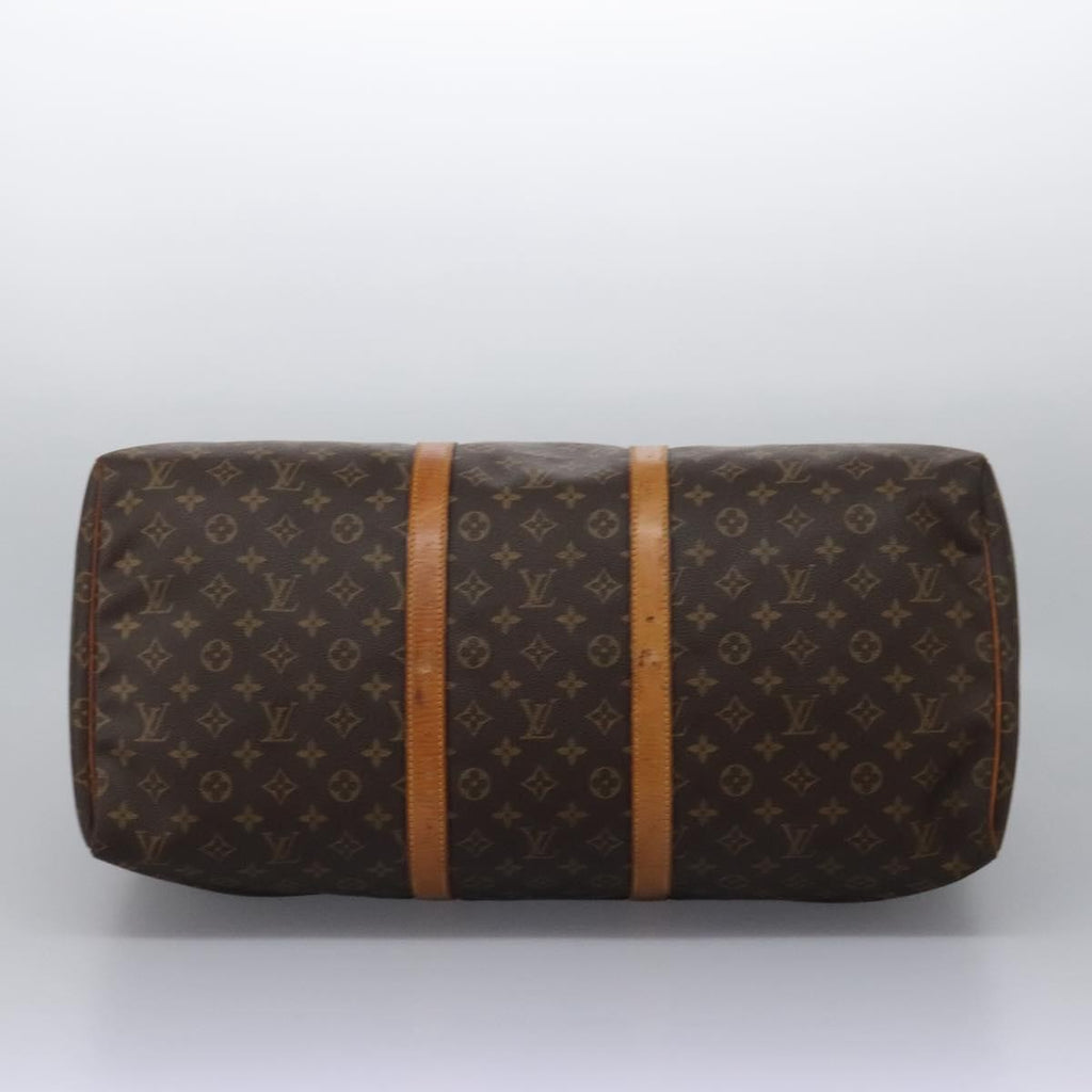 Louis Vuitton Keepall Bag Monogram Canvas Brown Canvas Travel Bag Bag (Pre-Owned)