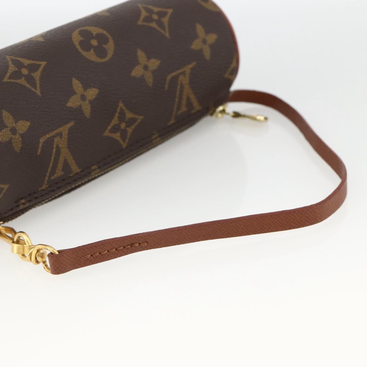 Louis Vuitton Papillon Pochette Monogram Canvas Brown Canvas Clutche & Pouche Bag (Pre-Owned)