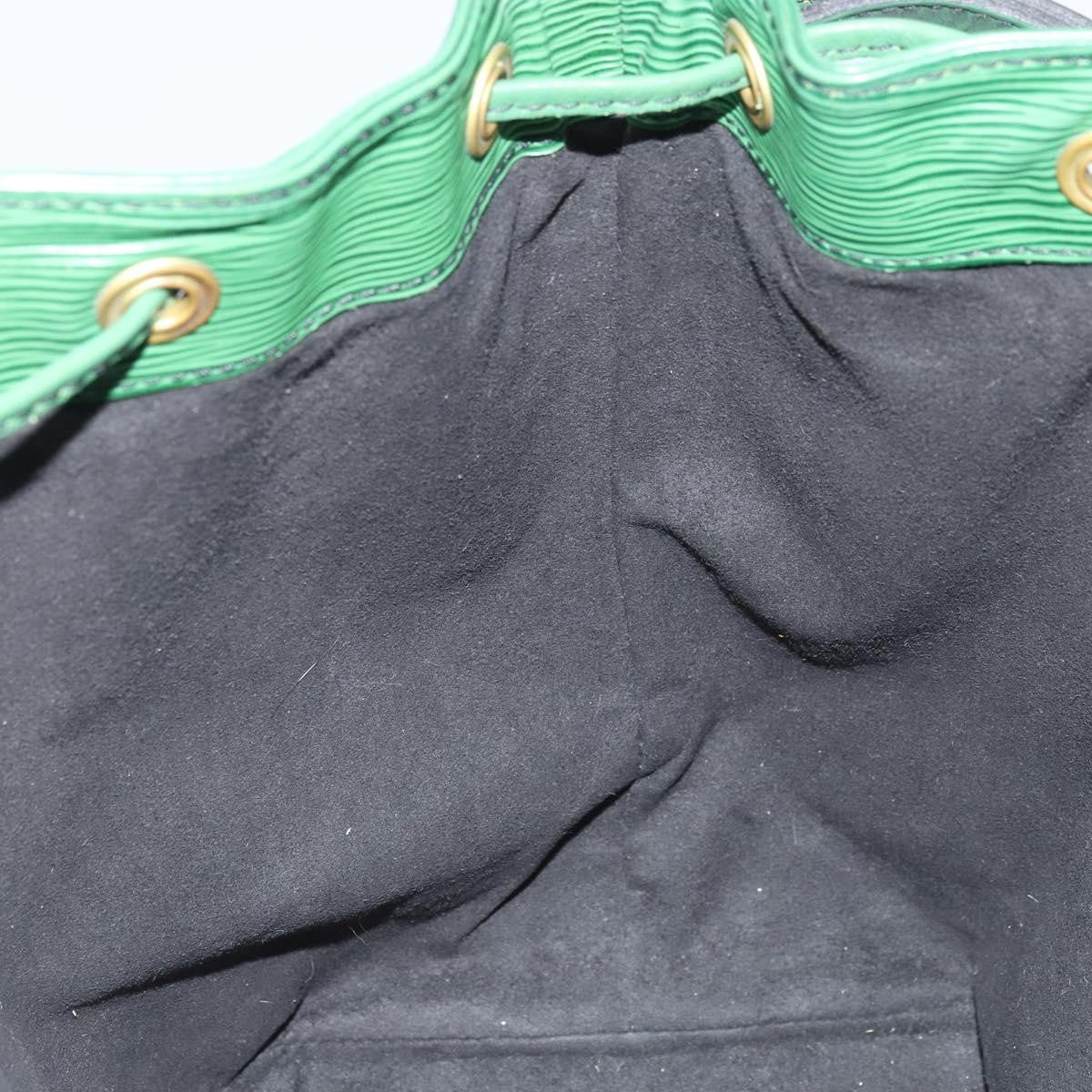 Louis Vuitton Petit Noe Handbag Epi Leather Green Leather Shoulder Bag Bag (Pre-Owned)