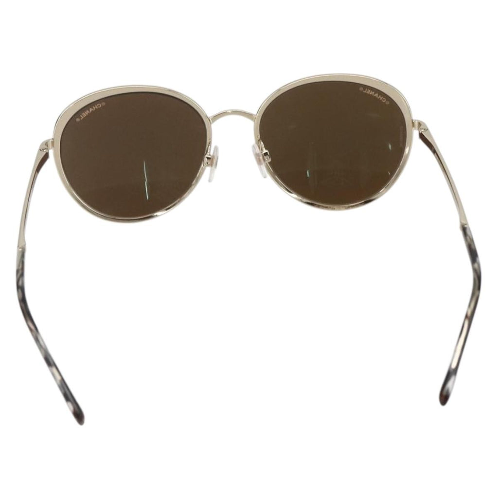 Chanel Logo Cc Sunglasses Metal Gold Metal Sunglasse Accessory (Pre-Owned)