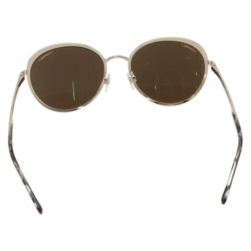 Chanel Logo Cc Sunglasses Metal Gold Metal Sunglasse Accessory (Pre-Owned)
