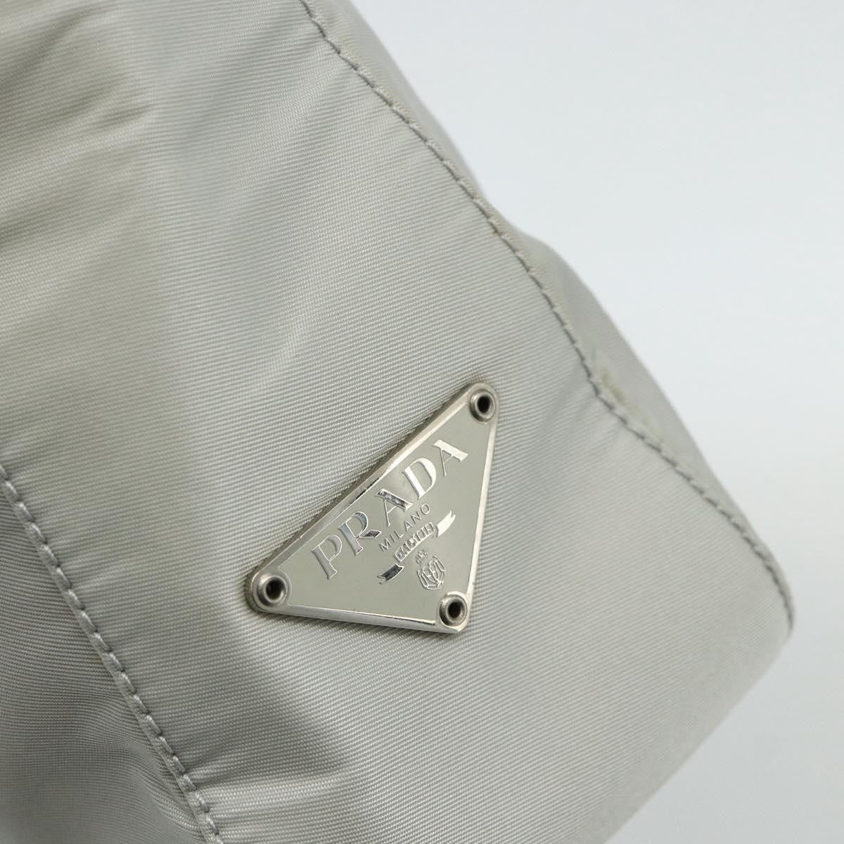 Prada Resin Handle Shoulder Bag Tessuto Clear Nylon Shoulder Bag Bag (Pre-Owned)