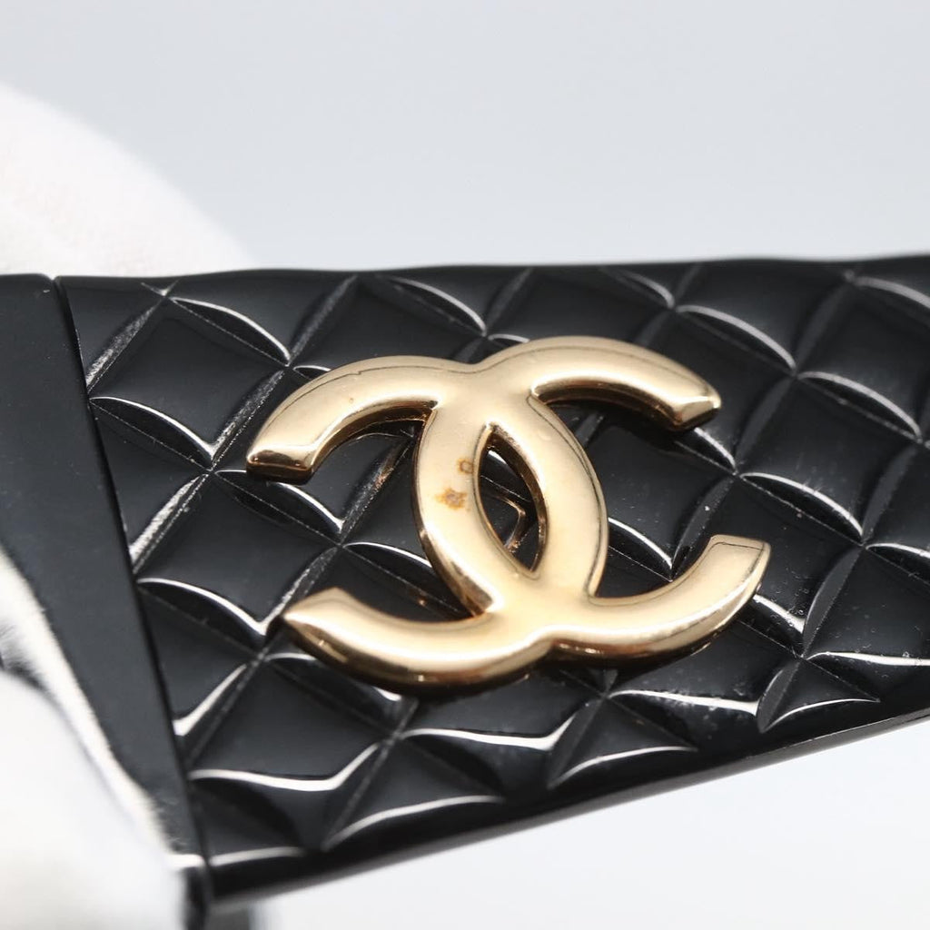 Chanel Cc Logo Matelasse Sunglasses Eye Wear Plastic Black Plastic Sunglasse Accessory (Pre-Owned)