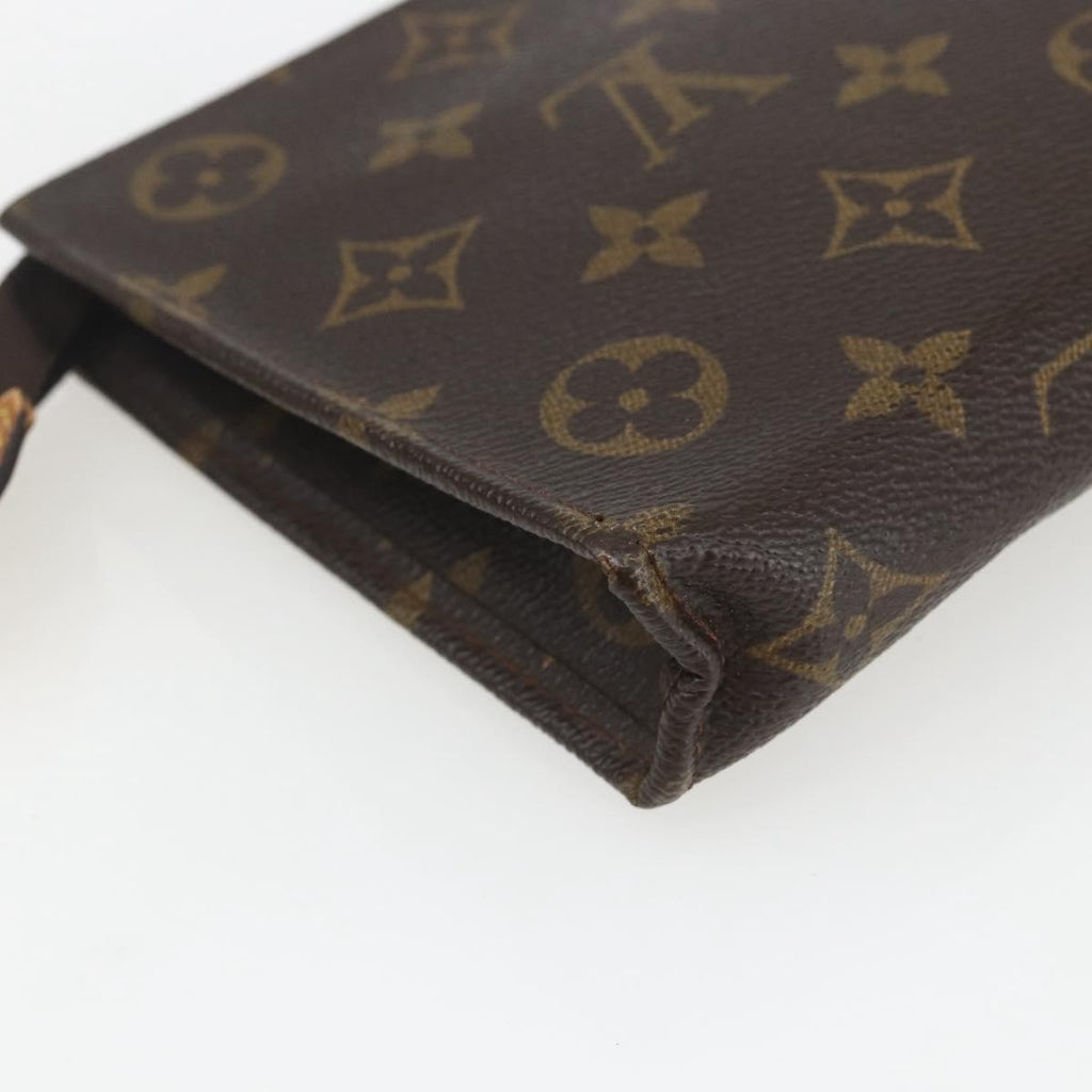 Louis Vuitton Toiletry Pouch Monogram Canvas Brown Canvas Clutche & Pouche Bag (Pre-Owned)