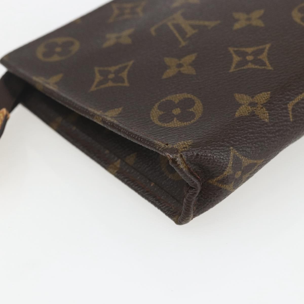Louis Vuitton Toiletry Pouch Monogram Canvas Brown Canvas Clutche & Pouche Bag (Pre-Owned)