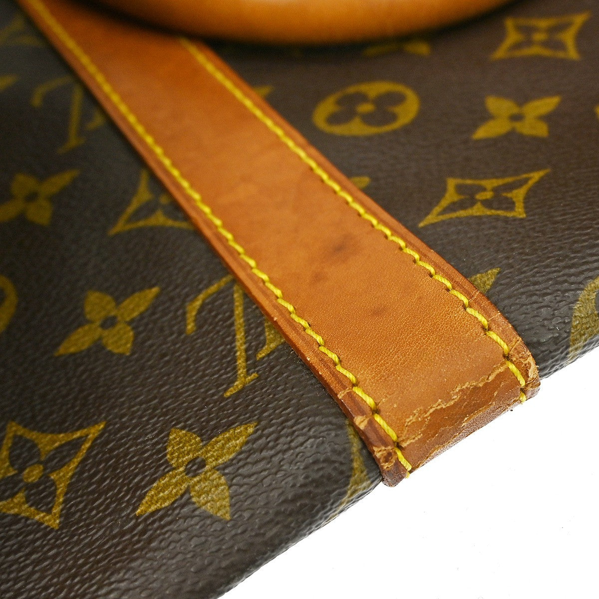 Louis Vuitton Keepall Bag Monogram Canvas Brown Canvas Travel Bag Bag (Pre-Owned)