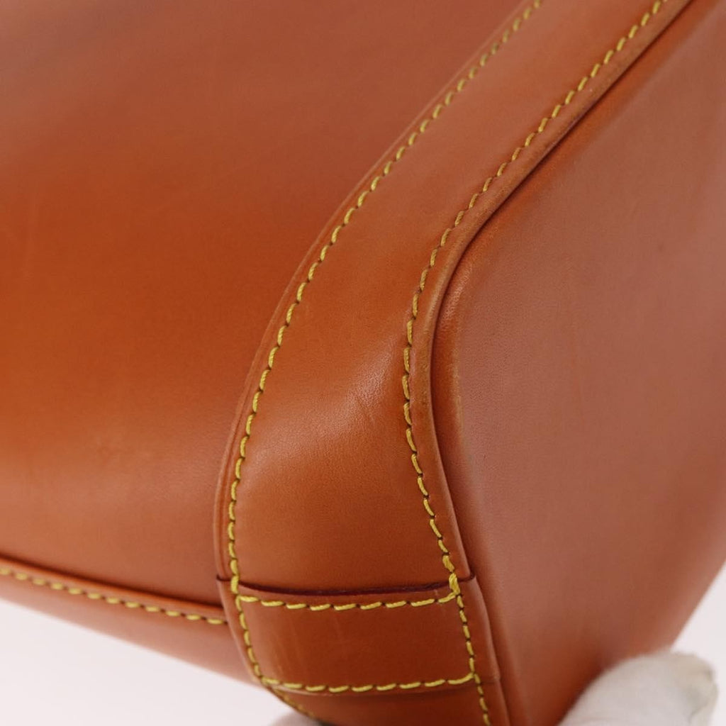 Louis Vuitton Lockit Handbag Nomade Leather Brown Leather Handbag (Pre-Owned)