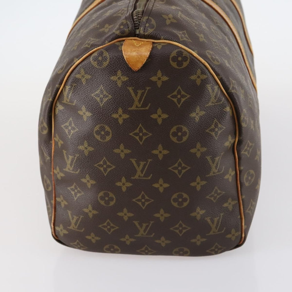 Louis Vuitton Keepall Bag Monogram Canvas Brown Canvas Travel Bag Bag (Pre-Owned)