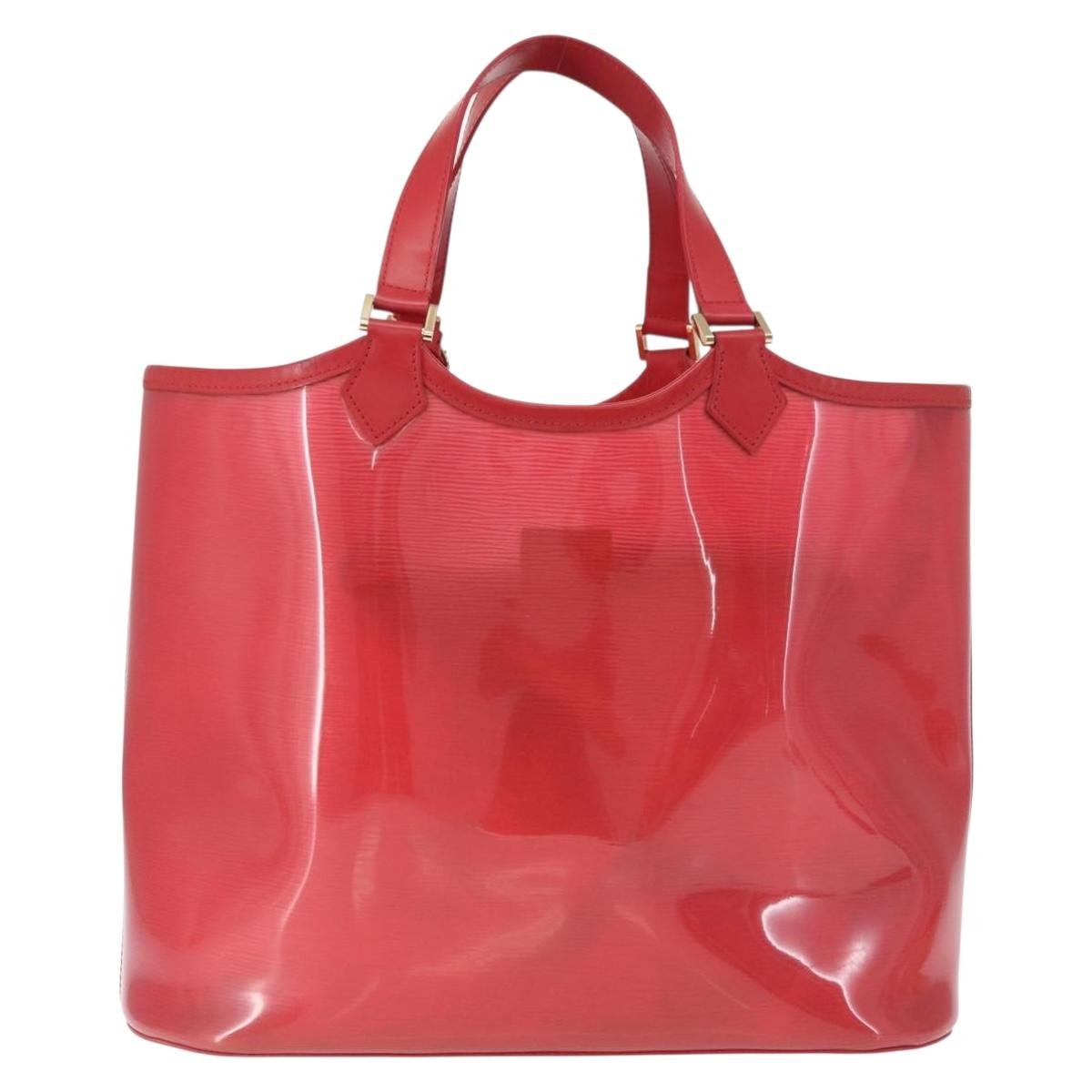 Louis Vuitton Plage Lagoon Bay Handbag Vinyl Epi Leather Red Plastic Tote Bag Bag (Pre-Owned)