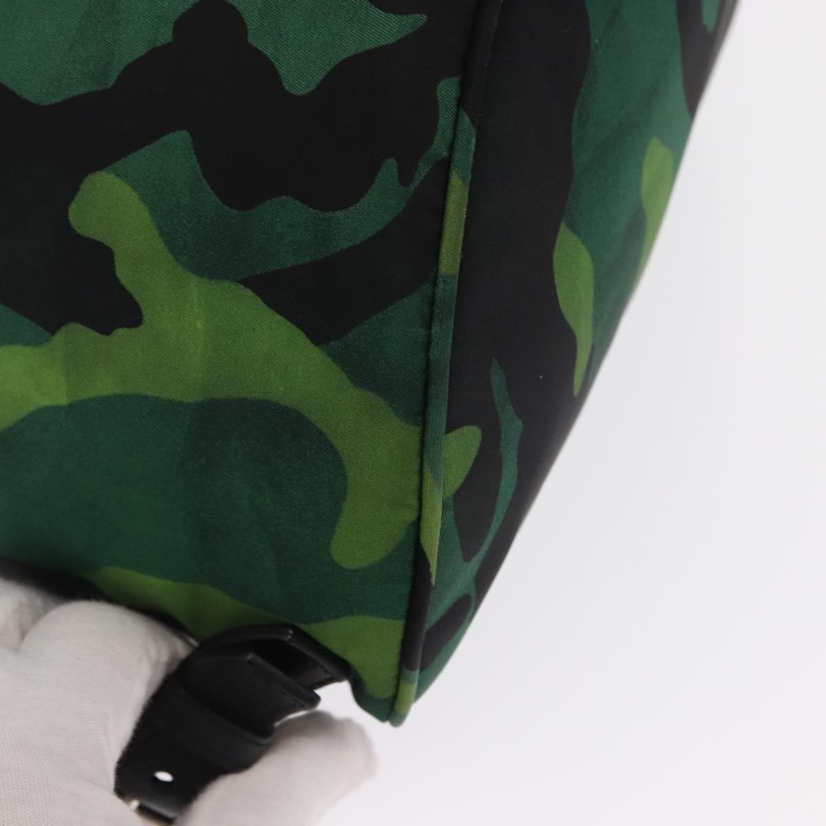Prada Camouflage Backpack Tessuto Green Nylon Backpack Bag (Pre-Owned)
