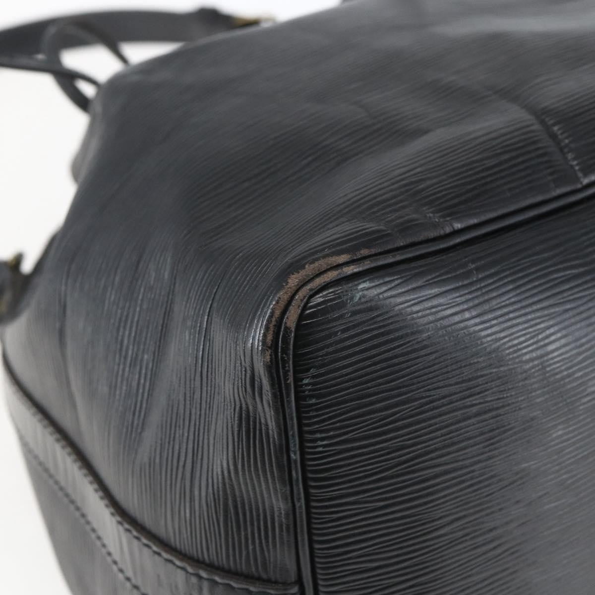 Louis Vuitton Petit Noe Handbag Epi Leather Black Leather Shoulder Bag Bag (Pre-Owned)