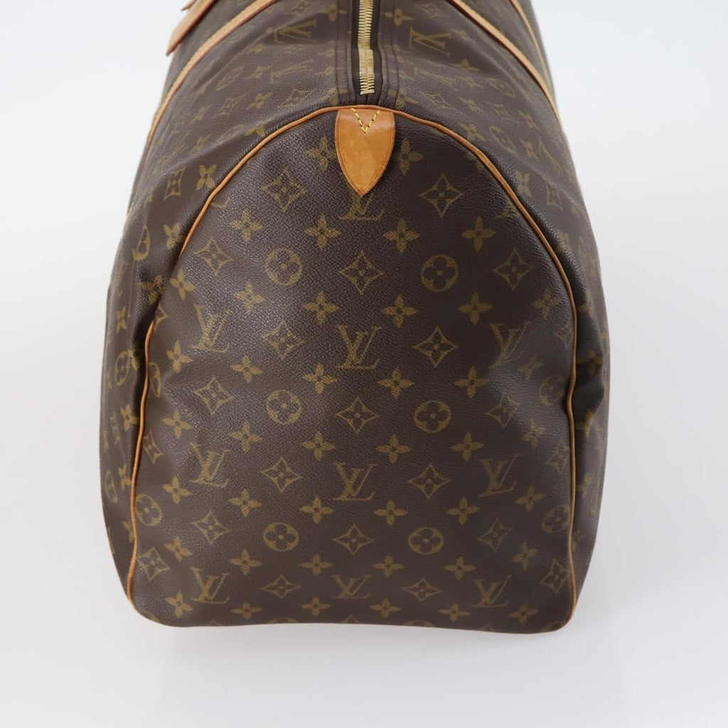 Louis Vuitton Keepall Bag Monogram Canvas Brown Canvas Travel Bag Bag (Pre-Owned)