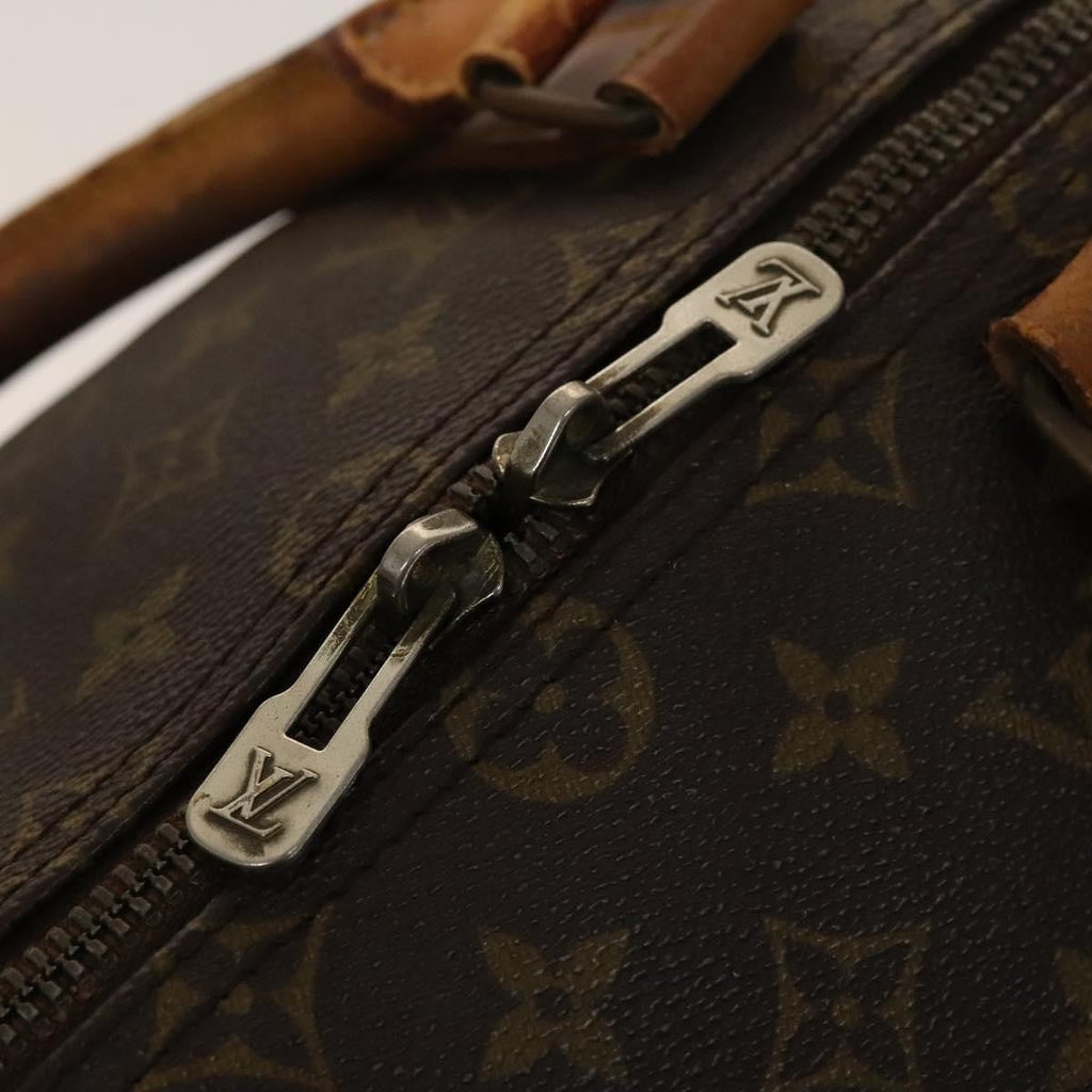 Louis Vuitton Keepall Bag Monogram Canvas Brown Canvas Travel Bag Bag (Pre-Owned)