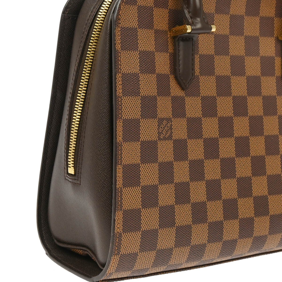 Louis Vuitton Triana Bag Damier Brown Canvas Handbag (Pre-Owned)