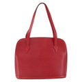 Louis Vuitton Lussac Handbag Epi Leather Red Leather Shoulder Bag Bag (Pre-Owned)