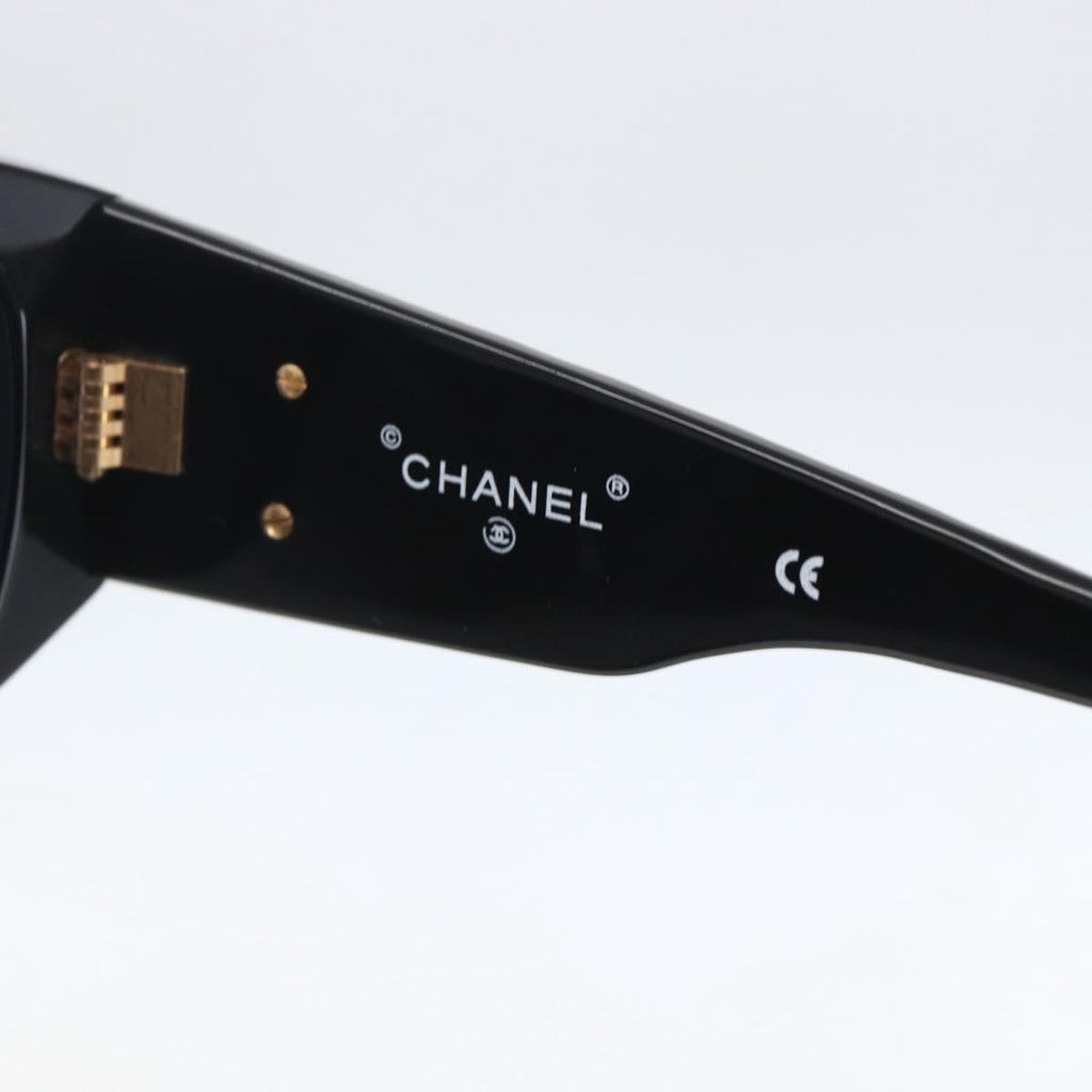 Chanel Logo Cc Sunglasses Plastic Black Plastic Sunglasse Accessory (Pre-Owned)