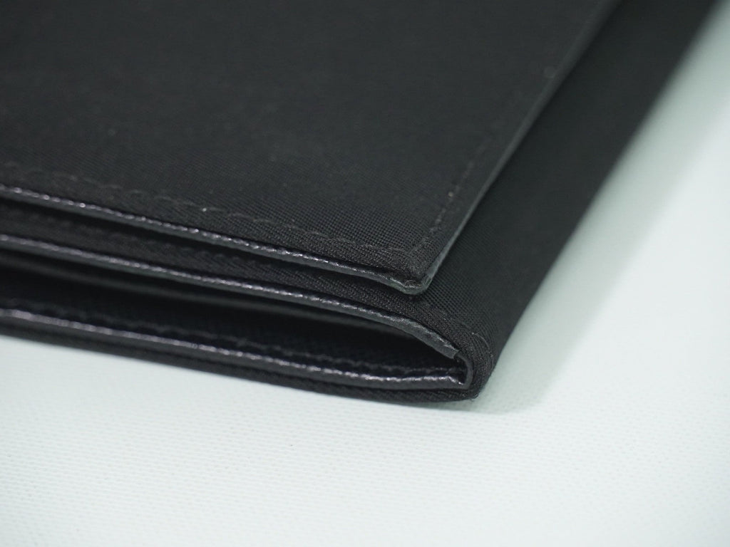 Prada Continental Wallet Tessuto Black Nylon Wallets Accessory (Pre-Owned)