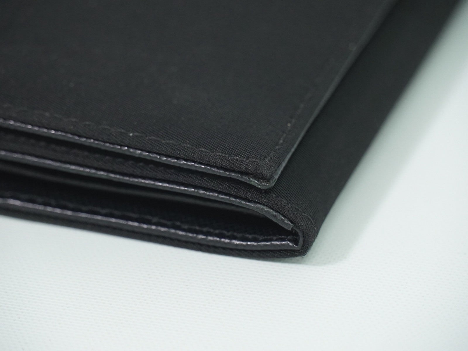 Prada Continental Wallet Tessuto Black Nylon Wallets Accessory (Pre-Owned)