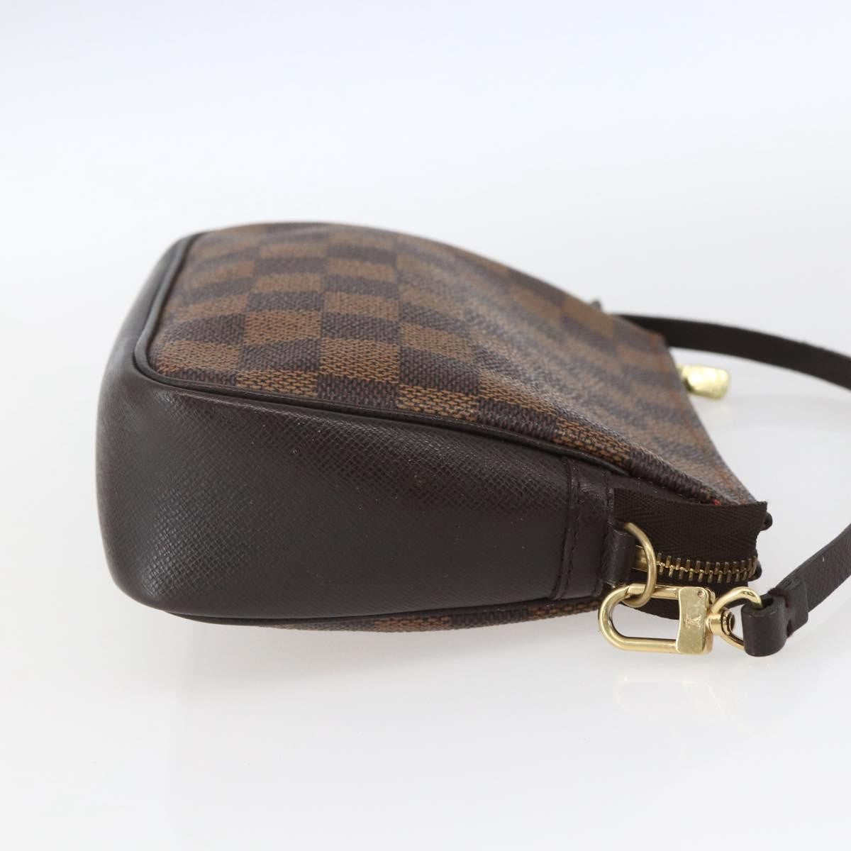 Louis Vuitton Trousse Make Up Bag Damier Brown Canvas Clutche & Pouche Bag (Pre-Owned)