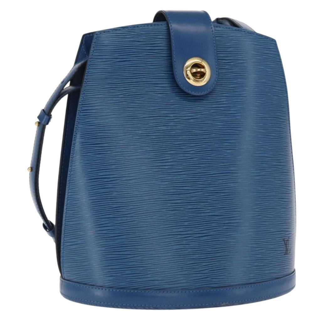 Louis Vuitton Cluny Shoulder Bag Epi Leather Blue Leather Shoulder Bag Bag (Pre-Owned)